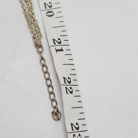 Pink Circle Disc Shell Chain Statement Necklace Vintage 1980s Pop Glam - Picture 5 of 5